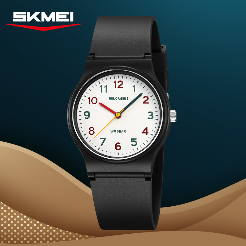 Skmei Moment Quartz Watch Simple Fashion Watch with Scale Dial Couple Watch Small Three-Hand Men's Watch