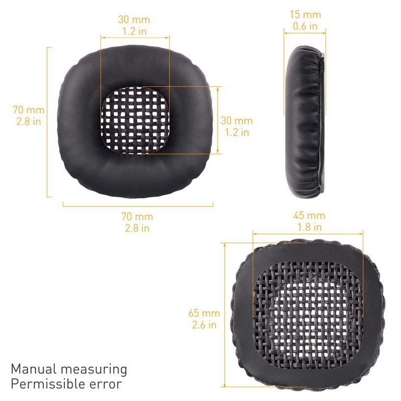 Aplicable Marshall/principales auriculares cubierta cuchara esponja cubierta Segunda Generación auriculares orejeras paja red orejeras