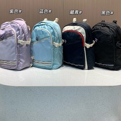 书包F7款新款时尚简约经典轻便飞1了撞色多口袋双肩背包学生书包