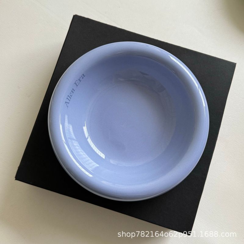AE碗陶瓷釉下彩猫碗宠物吃饭喝水粮食碗不黑下巴猫咪狗狗罐头碗|undefined