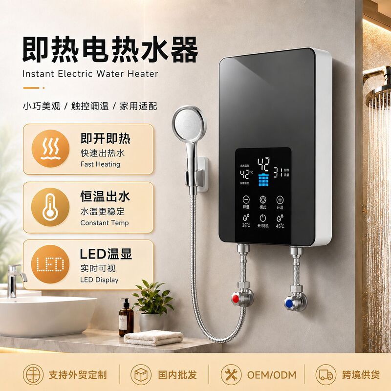 Cross-Border Supply of Small Mini Instant Hot Water Heaters, Variable Frequency Constant Temperature Fast Heating Household Energy-Saving Electric Water Heaters for Bathing Cross-Border Supply of Small Mini Instant Hot Water Heaters, Variable Frequency Constant Temperature Fast Heating Household Energy-Saving Electric Water Heaters for Bathing