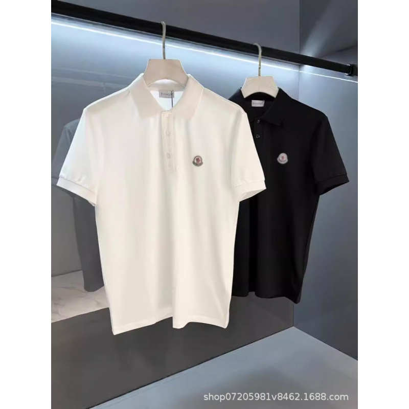 Cross-Border Summer Men's Simple Embroidered and Stitched Pure Cotton Casual Short-Sleeve Business Polo Shirt Cross-Border Summer Men's Simple Embroidered and Stitched Pure Cotton Casual Short-Sleeve Business Polo Shirt