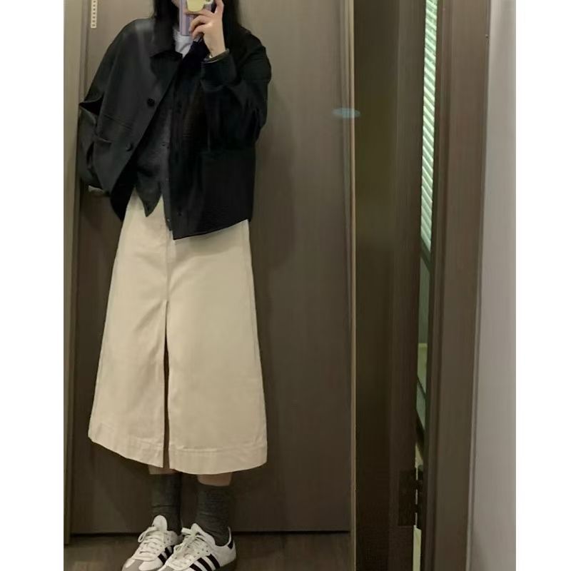 黑色短款皮衣外套2025春新款休闲机车酷女雪尼尔氨纶其它|undefined