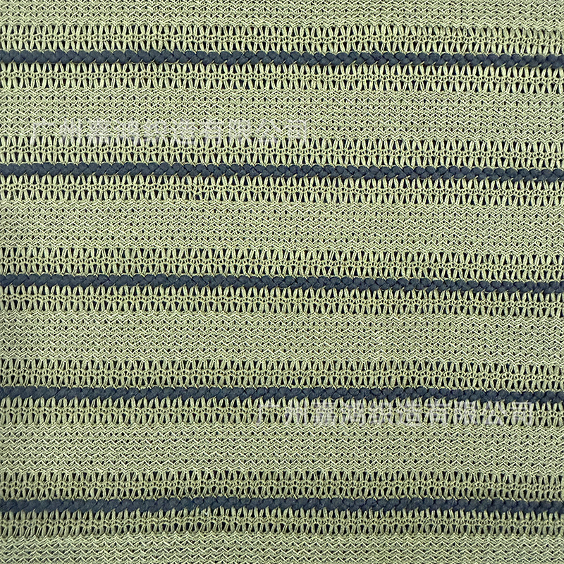 Tejido de encaje de poliéster, tejido de punto, tejido de doble color, blusa, abrigo, tejido multicolor, fábrica de stock