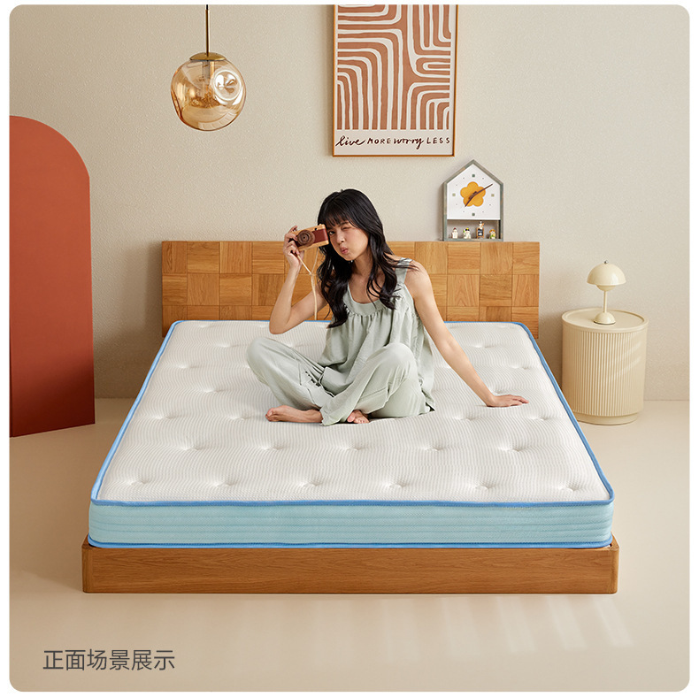 Wz Natural Imported Jute Palm Kidsren's Hard Spine Protection Anti-Mite High Box Bed Special Tatami Bed