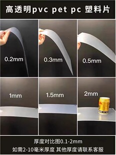 Highly Transparent Pvc/Pet Plastic Sheet Art Handmade DIY Binding Film Soft and Hard Sheet A3A4 Spot Photo X20