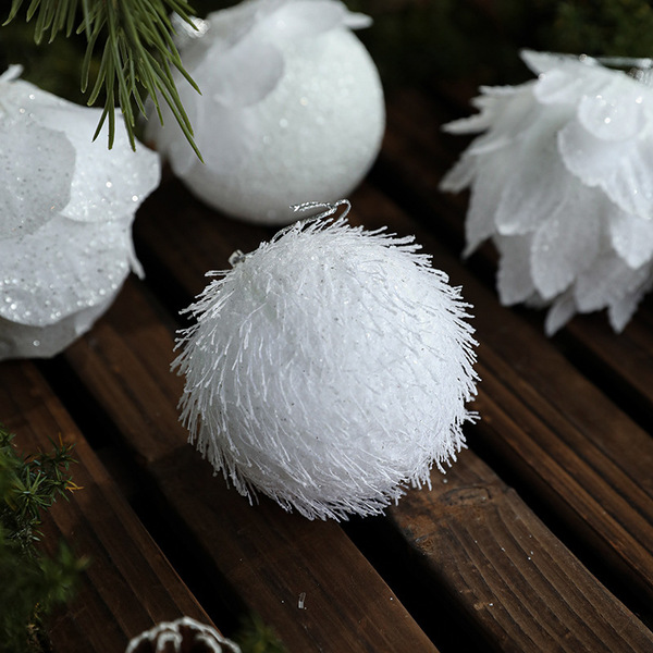 white atmospheric pendant from foam