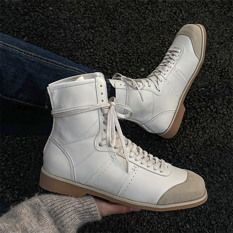 Повседневные ботинки Martin мужские высокие боксерские ботинки премиум-класса Челси сапоги мужские и женские тренировочные ботинки 921213-T