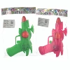 Small green lightweight music music gun with light