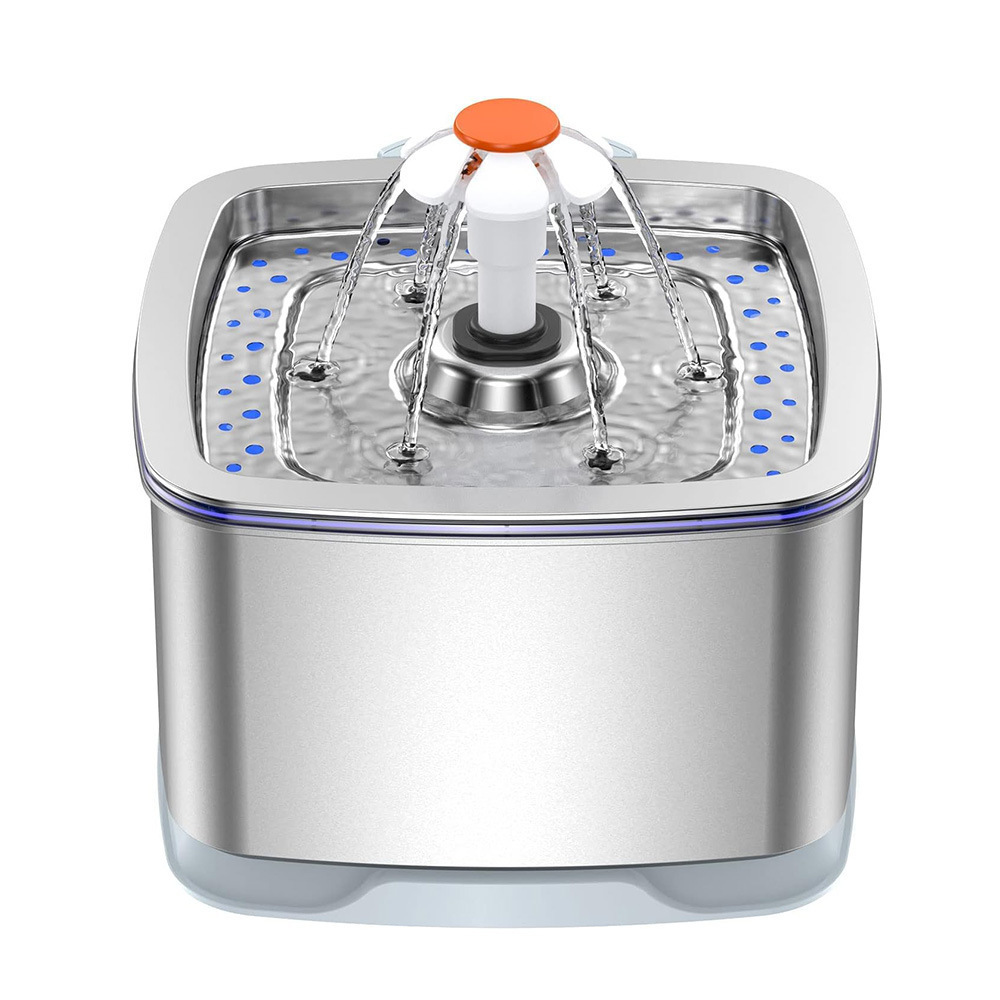 Amazon de acero inoxidable inteligente para bebidas de mascotas 3.2L filtro de circulación automática de gran capacidad alimentador de agua para gatos y perros