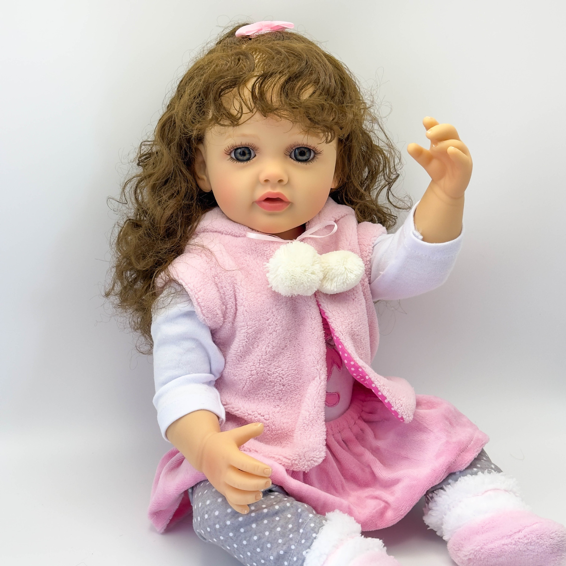 NPK genuino 55 cm de goma de simulación muñeca renacida Betty transfronteriza OZON Amazon