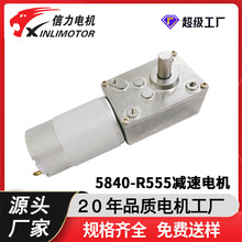 4632-R395蜗轮蜗杆直流减速电机窗帘机直角正反转大扭矩微型马达
