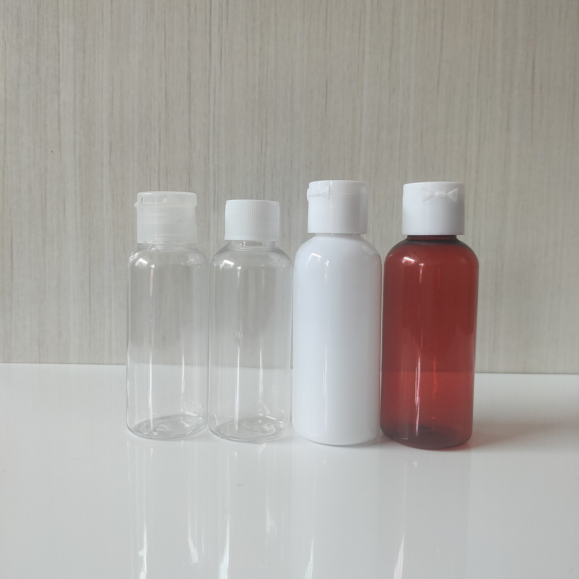 50ml60mlPET塑料小瓶 普通圆盖瓶 化妆品水剂分装瓶 小样瓶