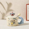 Blue koala (gift type) cup + lid + spoon