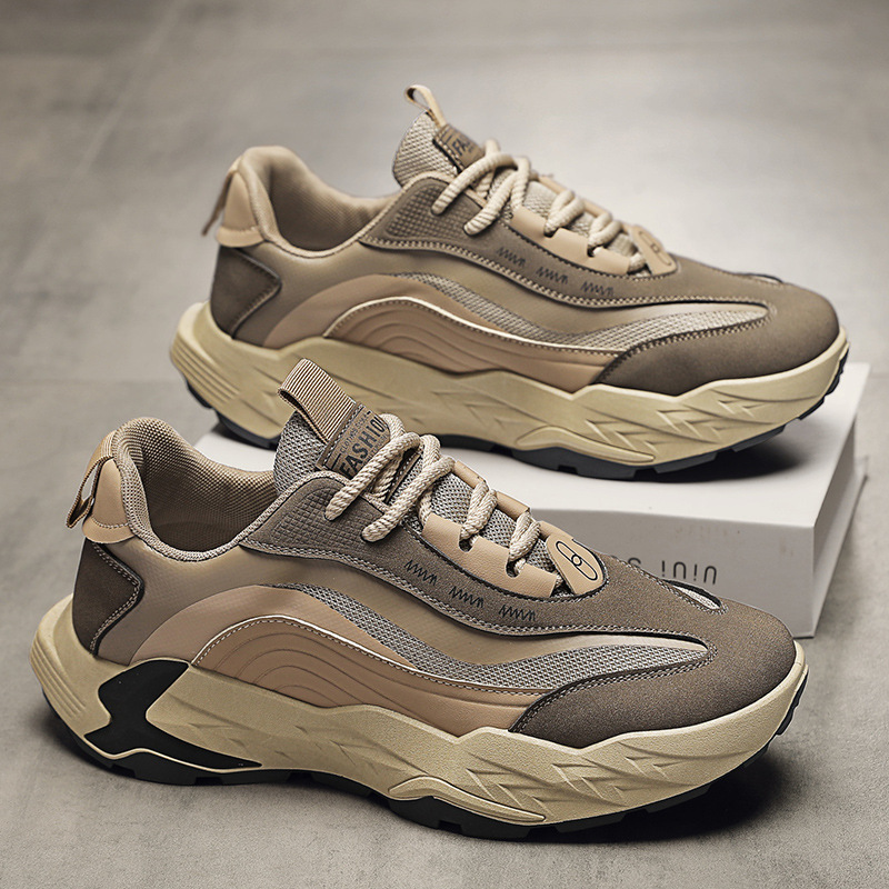 Zapatos de hombre 2024 otoño nuevos zapatos deportivos transpirables, zapatos casuales para hombres, tendencia universal, zapatos de color al aire libre para caminar.