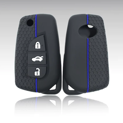 Suitable for Toyota Camry Static Rod/Key Bag - black-blue-line