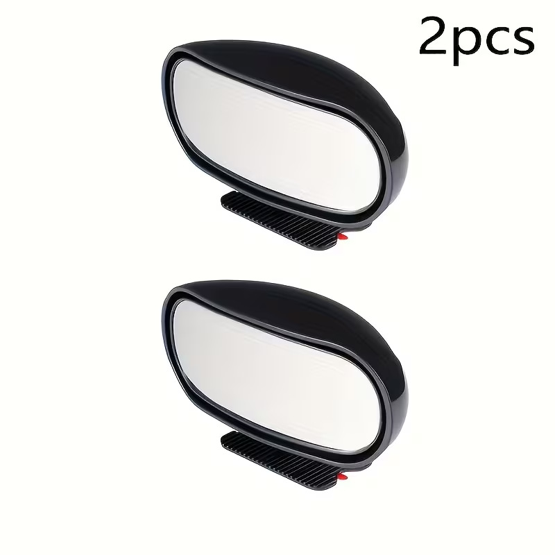Qìchē – Car Rearview Mirror Large field of view rear view auxiliary mirror - black-pair-pack