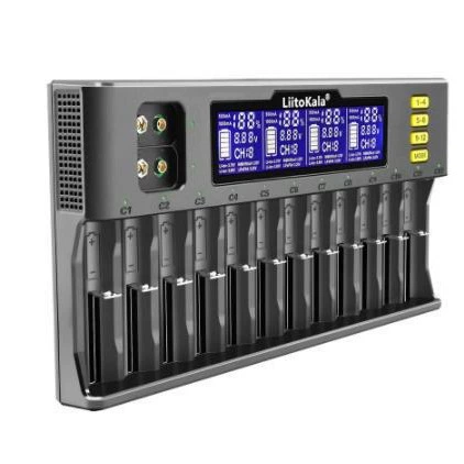 Границающий эксклюзивный поставщик LiitoKala lii-S12 12‑слотов LCD дисплей/21700/зарядное устройство на 9 В