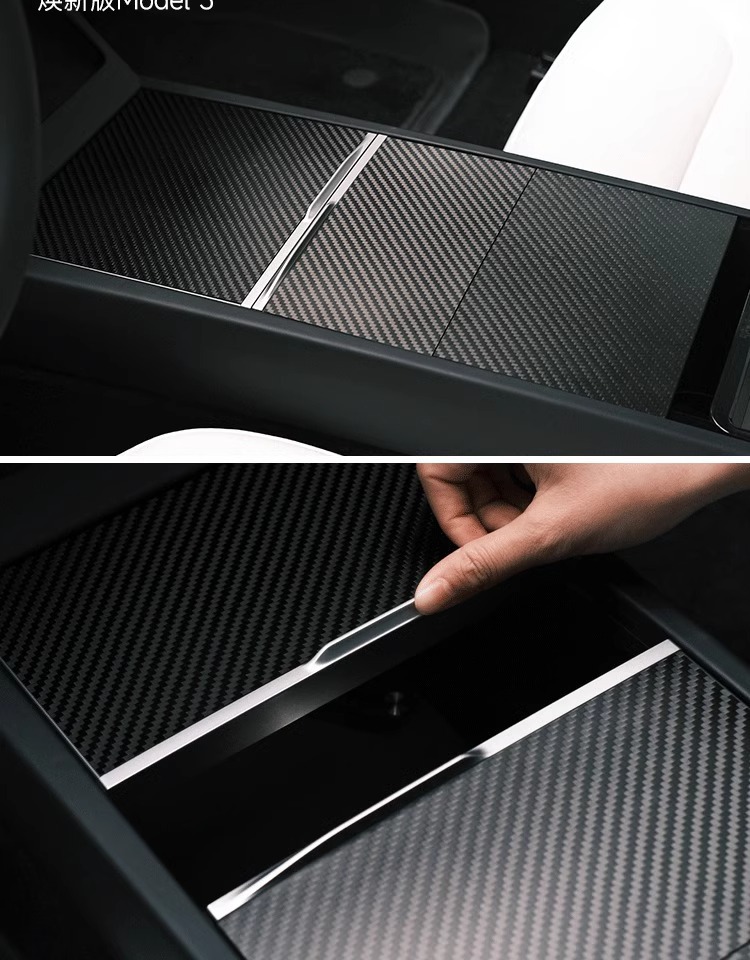 Suede Protective Film Interior Modification Accessories for Tesla Model 3/Y