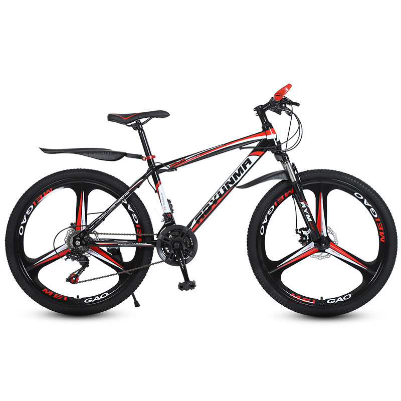 Bicicleta de montaña de 26/24 pulgadas de velocidad variable 21/27 velocidad adultos hombres y mujeres de velocidad variable bicicleta de montaña todoterreno ligero para estudiantes