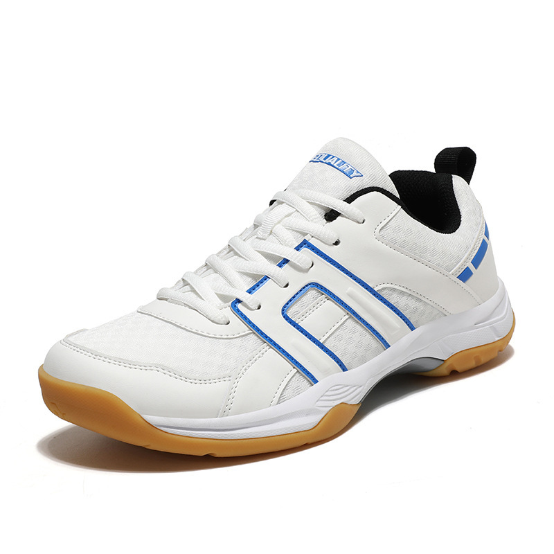 2025 New Table Tennis Shoes Breathable Wear-Resistant Non-Slip Tendon Sole Lace-Up Badminton Shoes Badmintonshoes