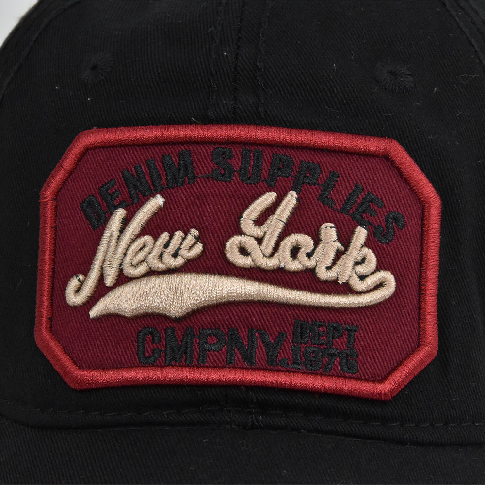 Baseballmütze mit 3D-Stickerei und Entenzunge, New York Washed, für Herren und Damen_voghion.com