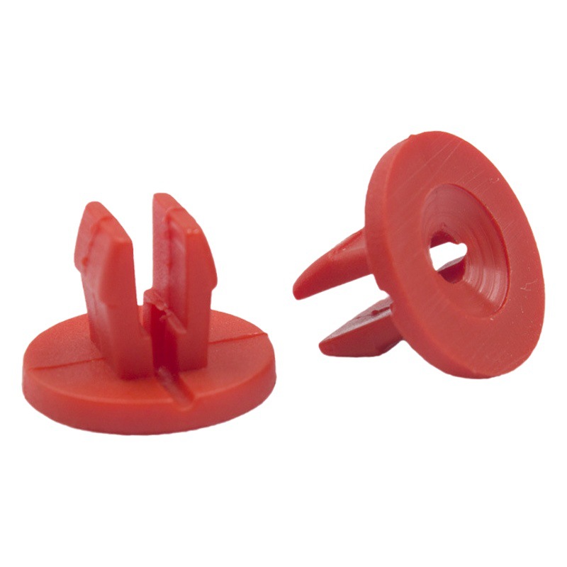 Adecuado para Ford coche enfoque coche hebilla cabeza redonda clavo asiento luz hebilla K28 rojo nylon plástico clavo