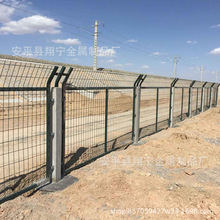 铁路护栏网热镀锌角铁8002防护网高铁公路隔离栅8001框架防护栅