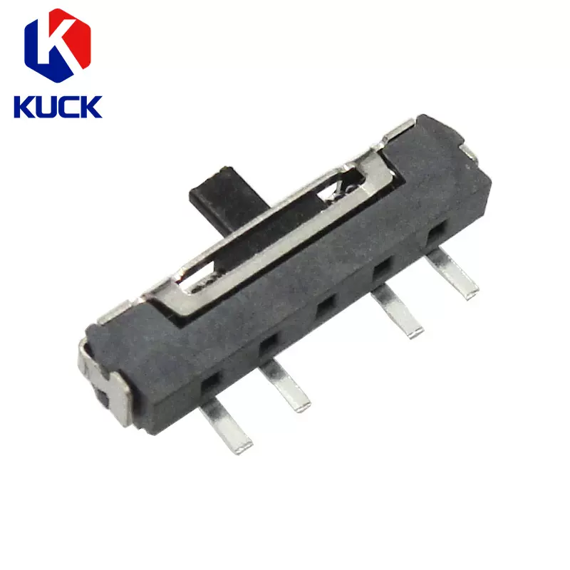 拨动开关SK-04C侧式单排四脚两档2档4脚直柄波段滑动开关开关元件