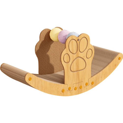 Pet cat scratching board, boat-shaped shaker, colored ball, claw grinding rest, replaceable cat toys, special wholesale supplies