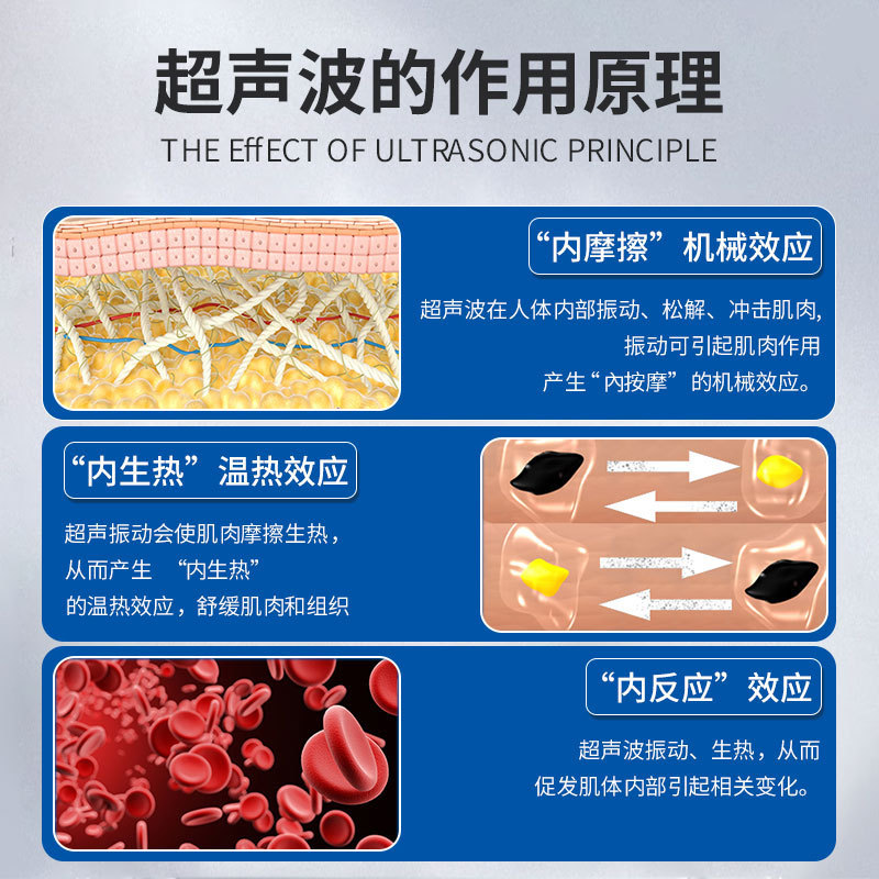 Xiaoshen ブロー理学療法家庭用美容器具肩首腰椎テラヘルツ関節脚筋肉超音波マッサージャー|undefined