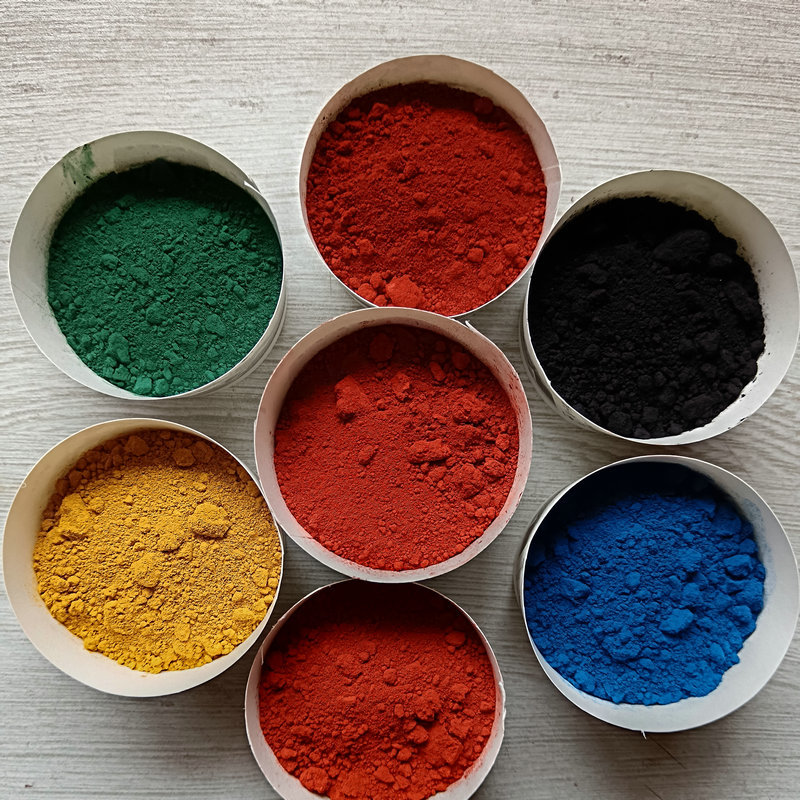 氧化铁红颜料水泥混凝土用油漆橡胶涂料彩色沥青路面氧化铁颜料