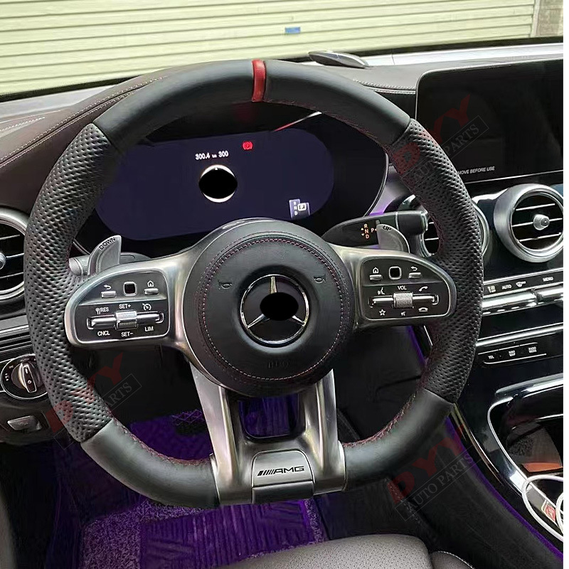 Carbon Fiber Steering Wheel for Mercedes-Benz AMG GLC GLE GLS AEGC Class