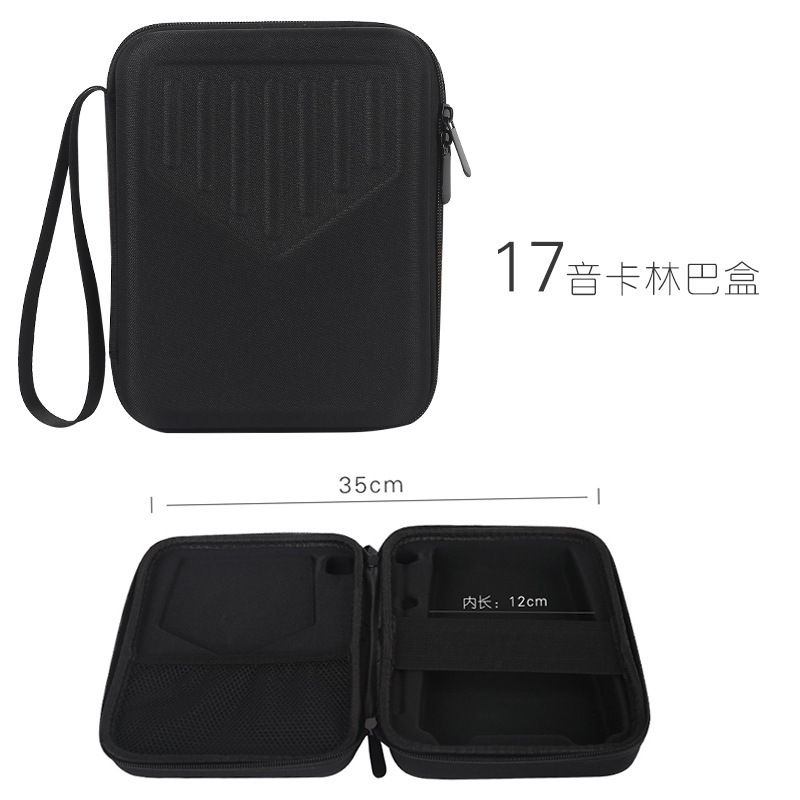 Kalimba pulgar piano metralla carinba accesorios clave tuning martillo bolsa de tela manual madera almohada música puntuación