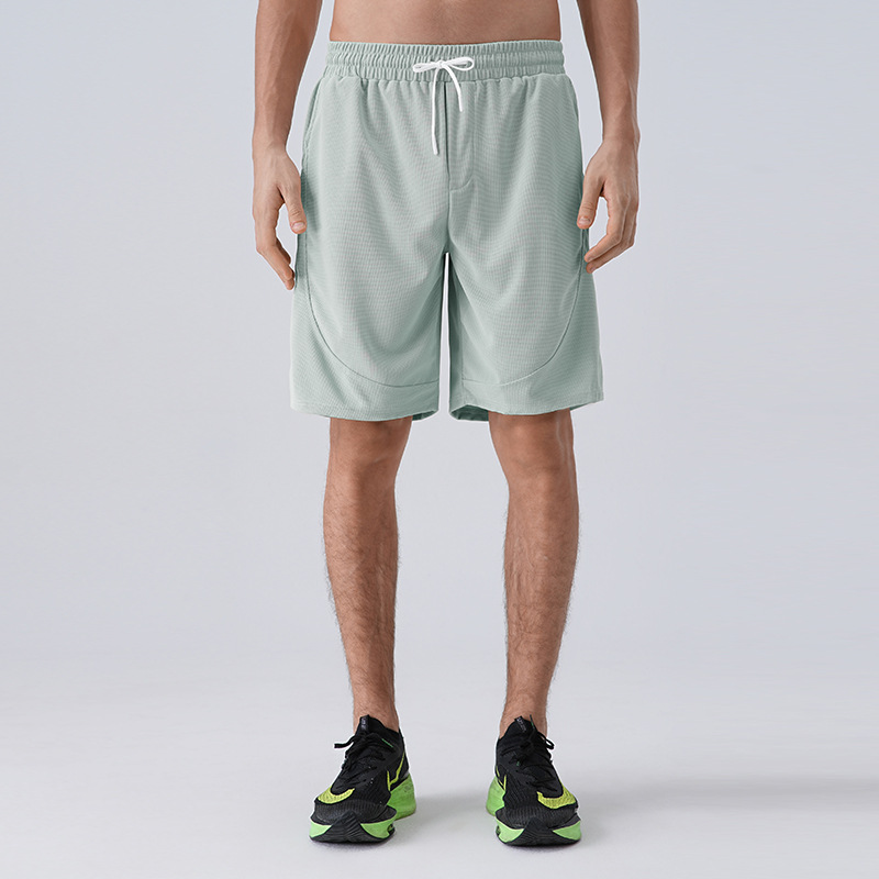 Pantalones cortos de hombre baloncesto delgado elástico ocio entrenamiento para correr pantalones cortos deportivos