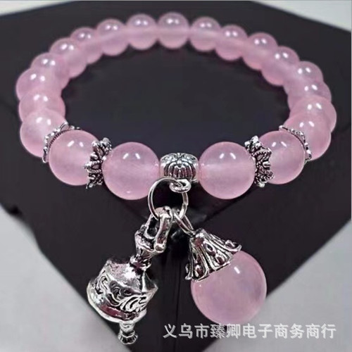 Birthday gift for women, crystal bracelet, imitation agate stone bracelet, ethnic style, lady's Valentine's Day gift, live broadcast gift