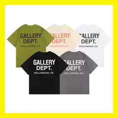 Foreign trade wholesale American fashion brand GALLERY DEP basic letter classic logo slogan short sleeve men's and women's T-shirt