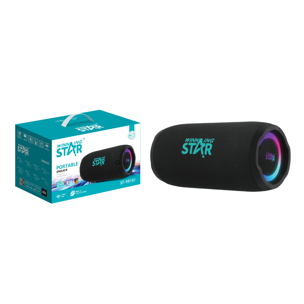 WINNING STAR transfronterizo exclusivamente para comercio exterior Bluetooth inalámbrico portátil mini woofer altavoz