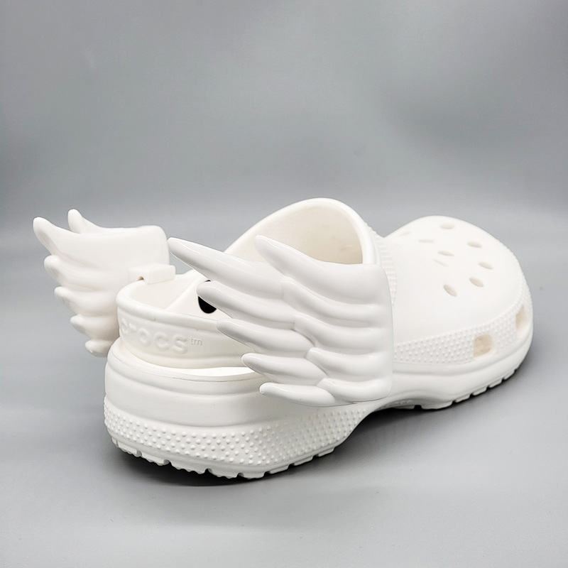 Hole shoes shoes flower accessories wings slippers decorative pendant DIY shoe buckle wholesale cross-border new products