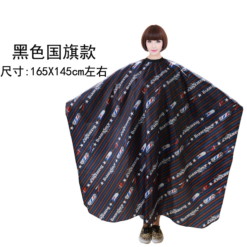 Tiktok Net rojo vintage cabeza de aceite profesional de peluquería y peluquería tela corte de pelo antiadherente más tamaño adulto peluquería babero