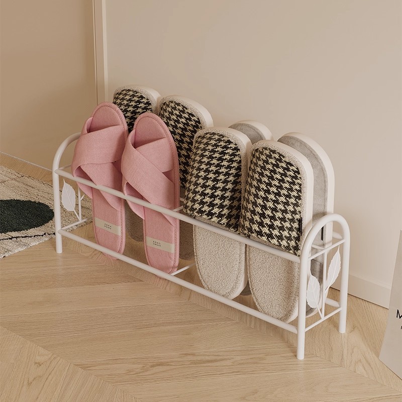 Shoe Rack, No Installation Needed, for Entryway, Bathroom, Indoor Use, Floor-Standing Slipper Rack, Dormitory Shoe Storage, Space-Saving Storage, Household Use