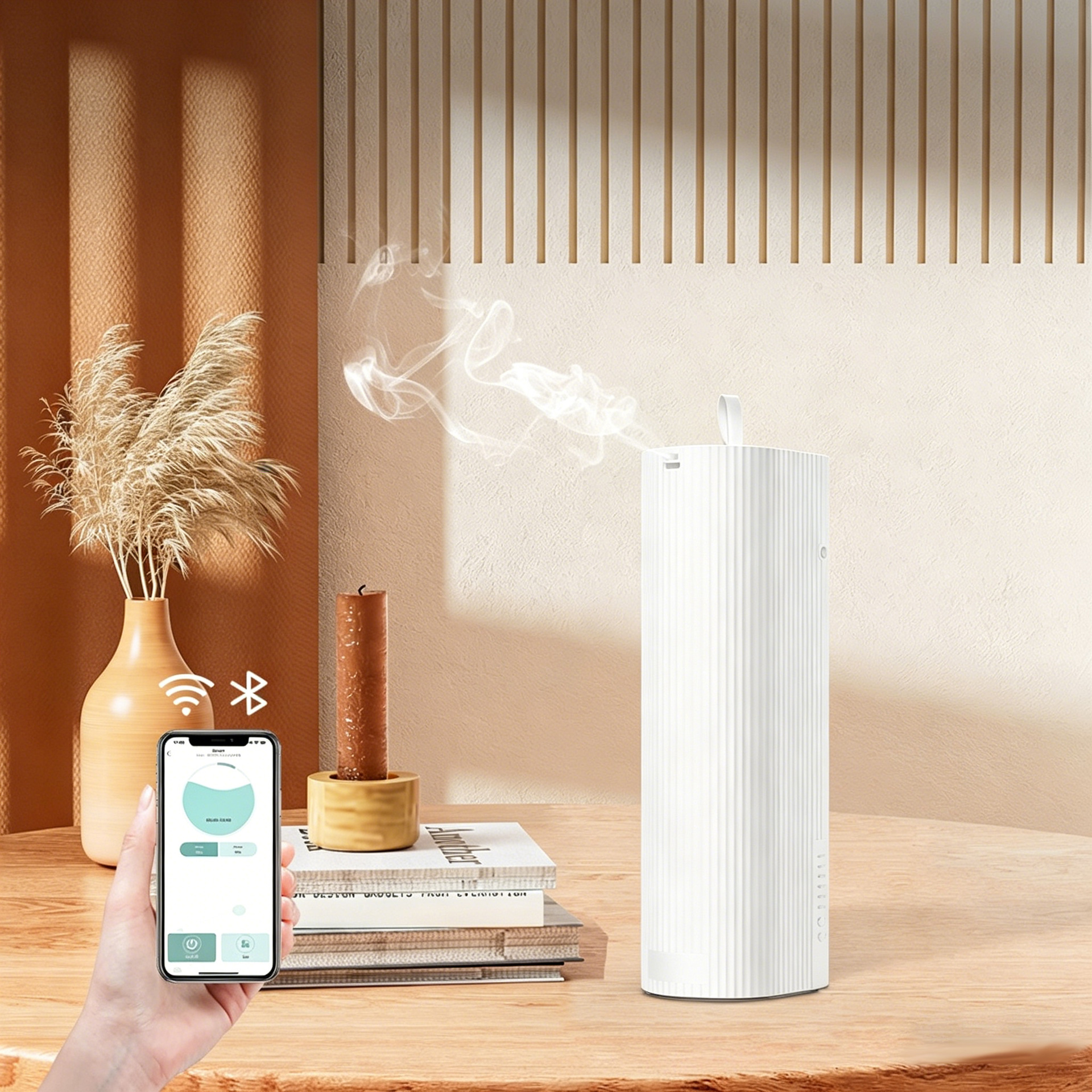 Máquina de aromaterapia inteligente crearoma, máquina de fragancia de aceite esencial puro para el hogar, máquina de aromaterapia automática, instrumento de fragancia fría