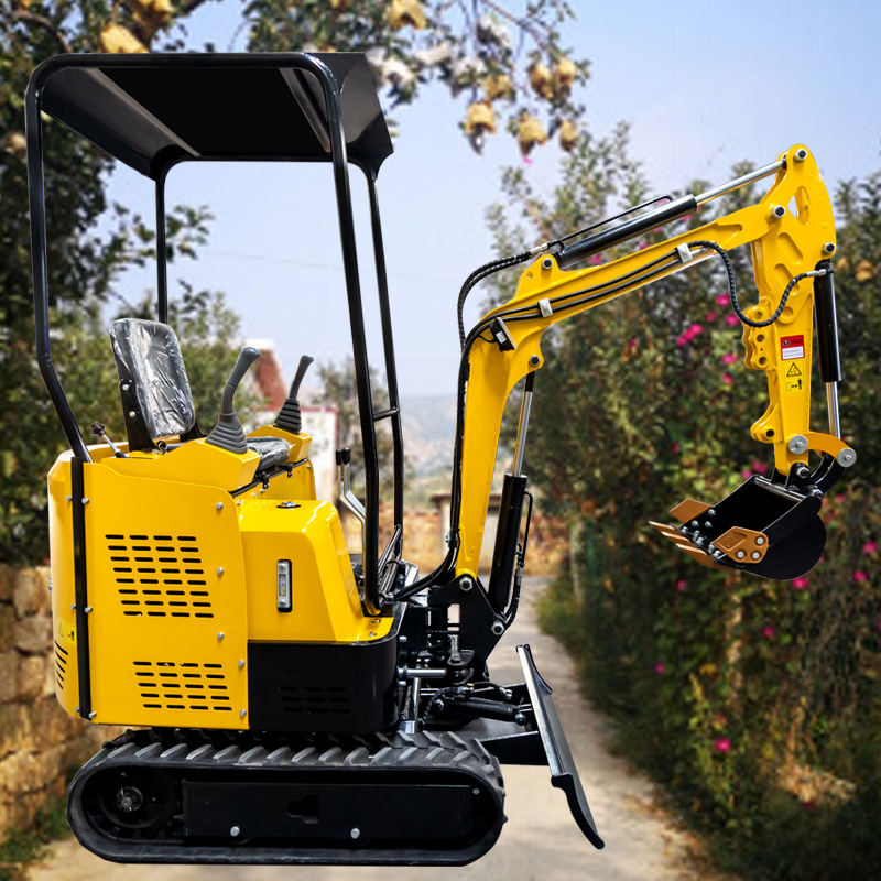新型农用果园15小挖机 双侧操作工程施工挖土机 微型钩机挖掘机