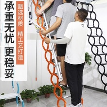 电动伸缩楼梯室内家用隐形别墅锻造加厚收纳钛镁合金多功能阁楼