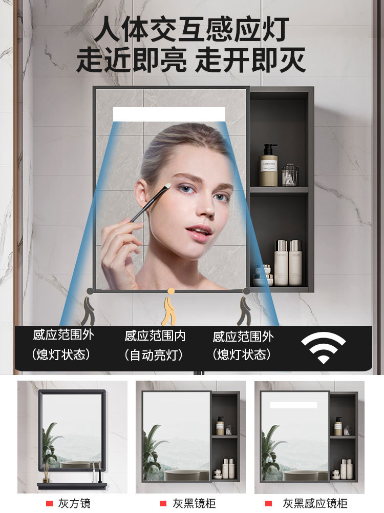 Moderno simple espacio de aluminio mueble de baño lavabo de baño combinación integrada lavabo de cerámica mesa de lavado lavabo