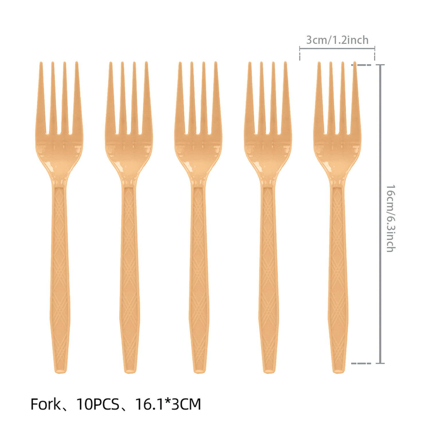포크-10PCS