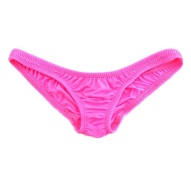 Men's Briefs Stretch Ice Silk Fabric Sexy Comfortable Low Waist Briefs Breathable Men's Bikini