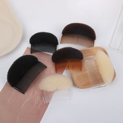 メーカー卸売新しいヘアピンプラスチックコームふわふわヘアパッドファッショナブルなふわふわヘアスタイリングヘアパッド