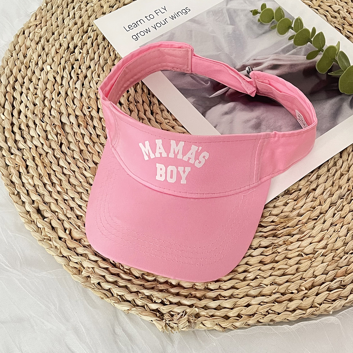Unisex MAMA'S Letter lege hoge hoed Outdoor sport zonbeschermingshoed voor mannen en vrouwen letter trend mode_voghion.com