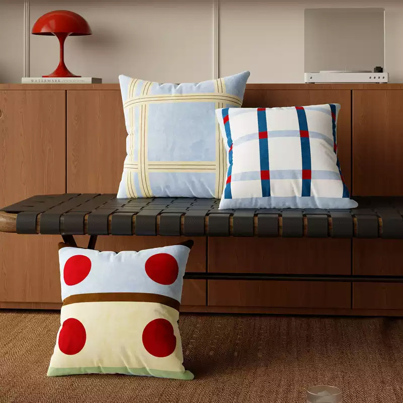 Bauhaus sofá decoración almohada cubierta de alojamiento decoración cojín de respaldo dormitorio ventana flotante almohada cubierta de cintura